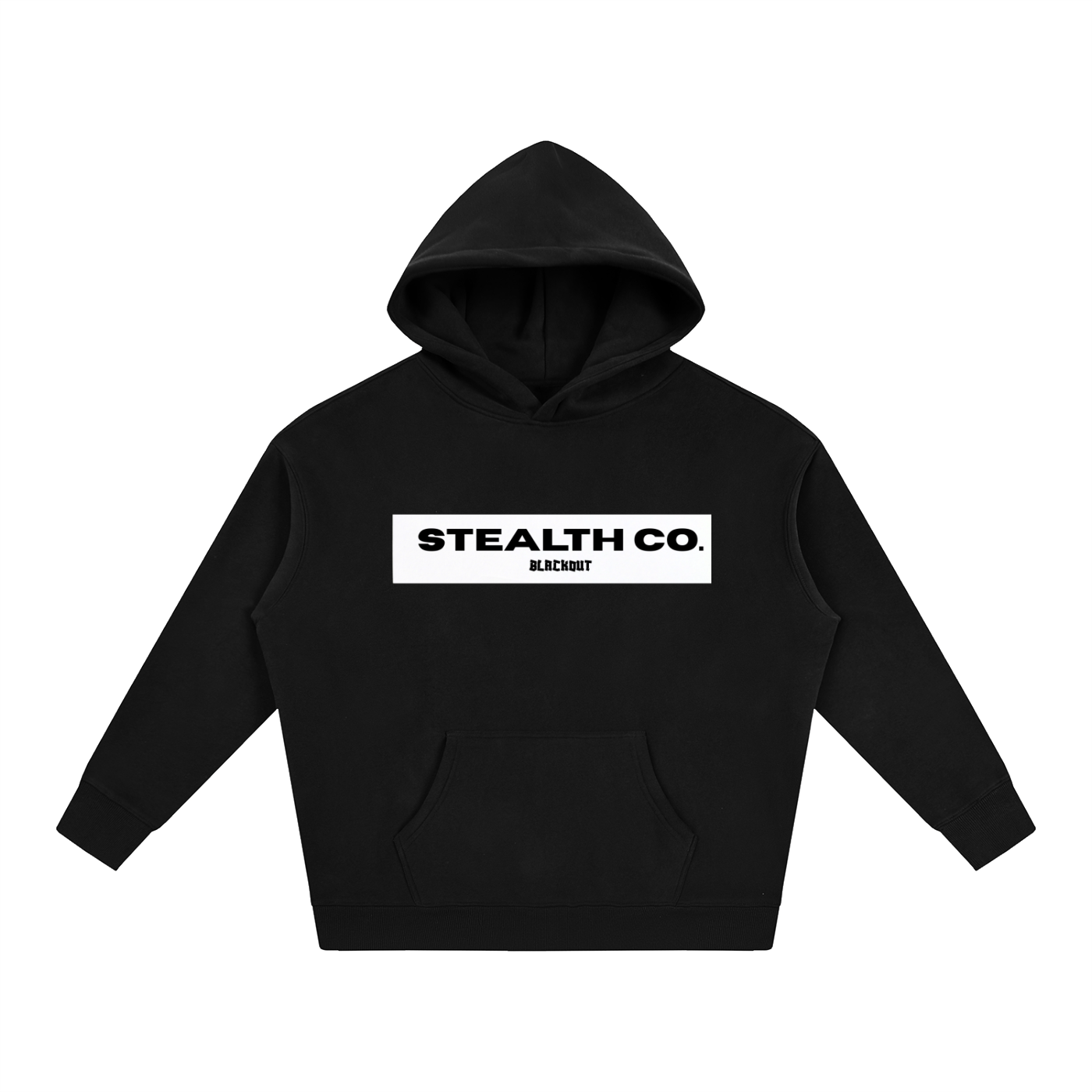 Sealth blackout baggy hoodie