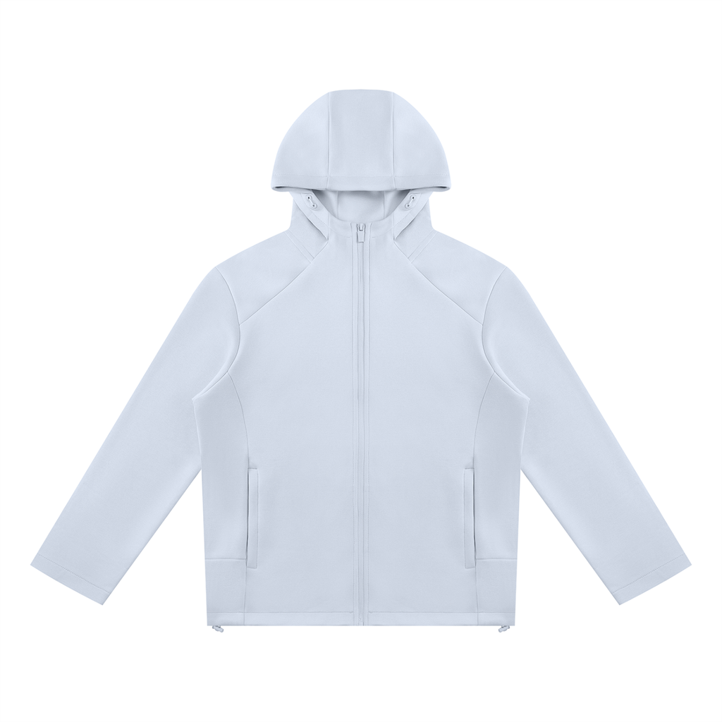 Stealth Co. Whiteout Full Zip-Up Hoodie