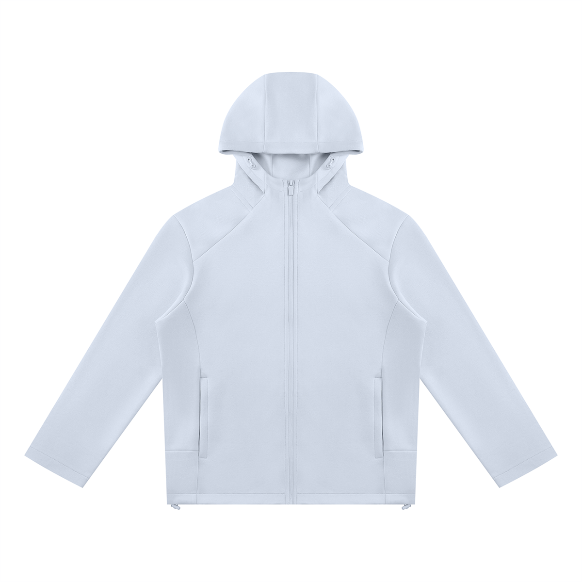 Stealth Co. Whiteout Full Zip-Up Hoodie