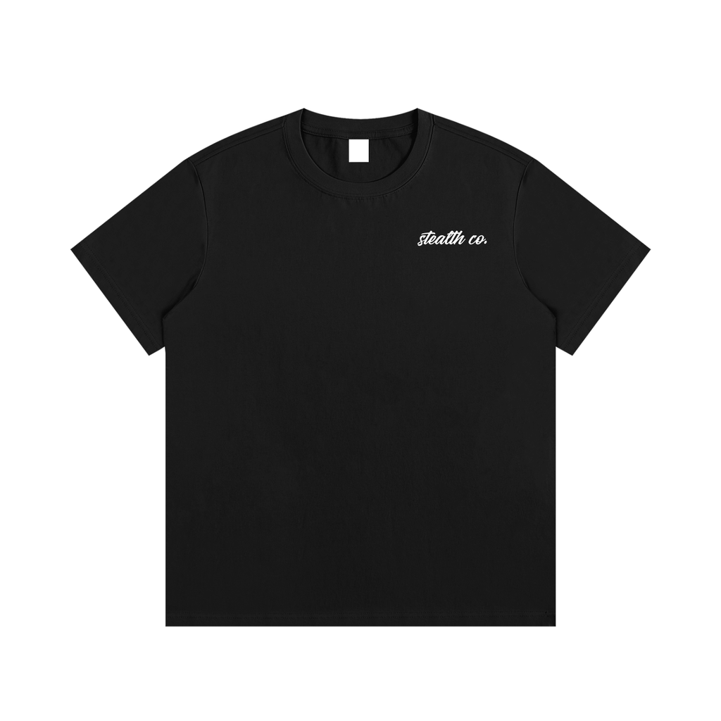 Stealth blackout Cotton T-Shirt