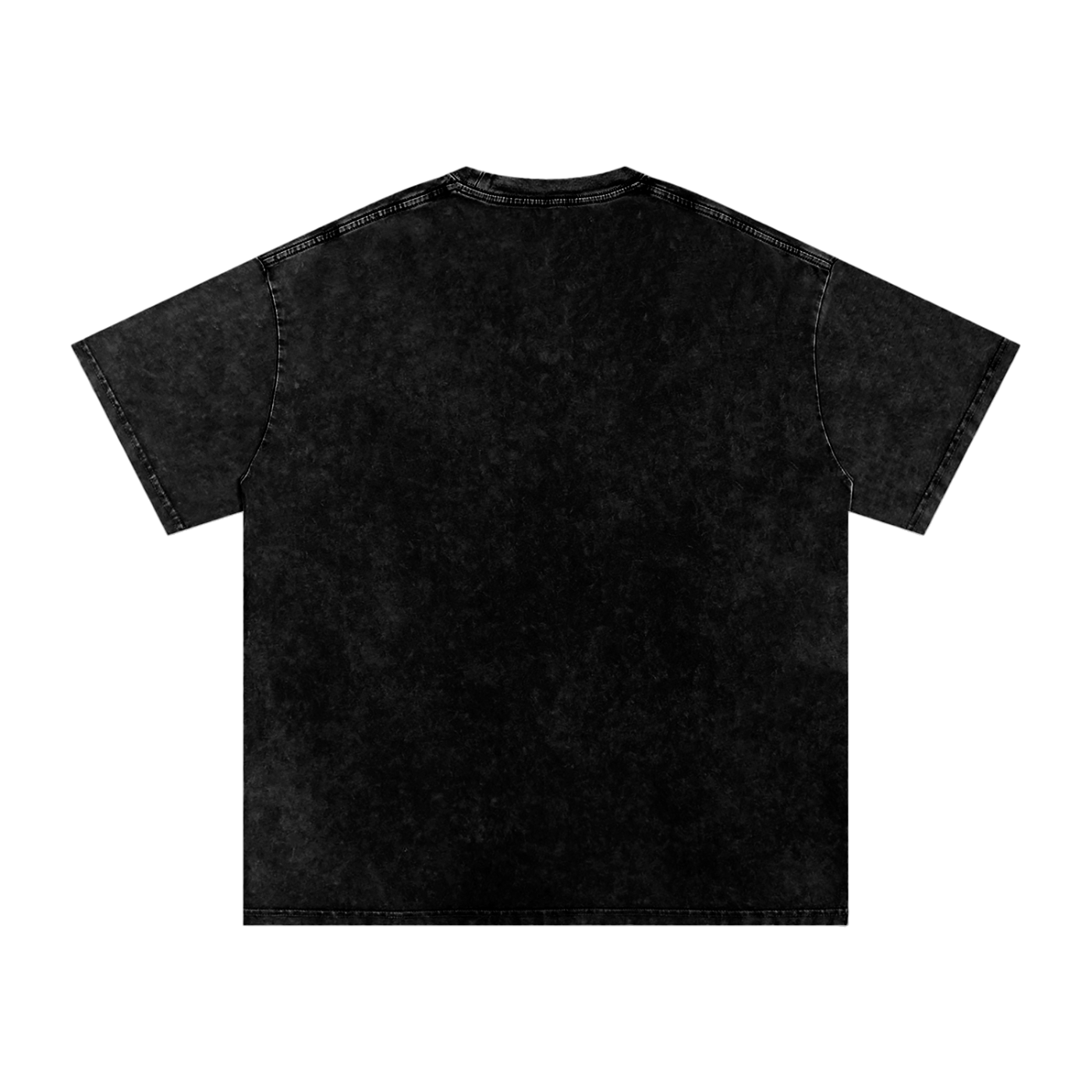 Stealth blackout Snow Washed  Cotton T-Shirt