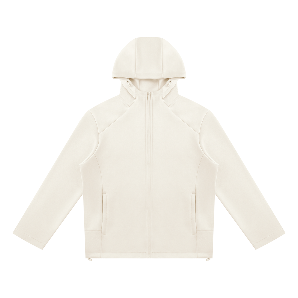 Stealth Co. Whiteout Full Zip-Up Hoodie
