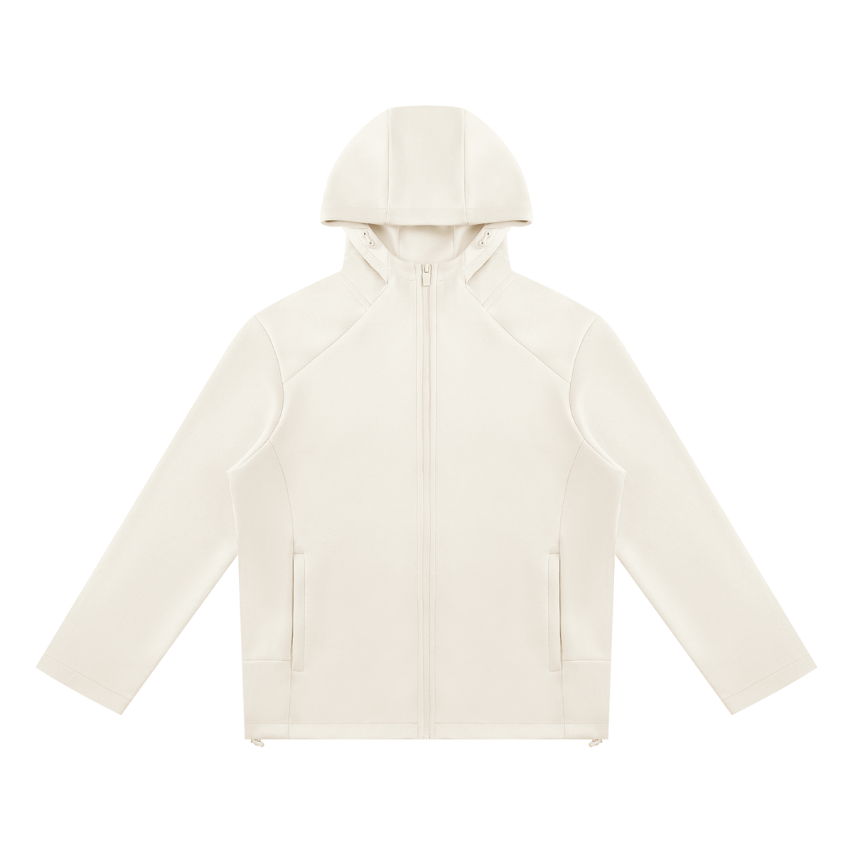 Stealth Co. Whiteout Full Zip-Up Hoodie