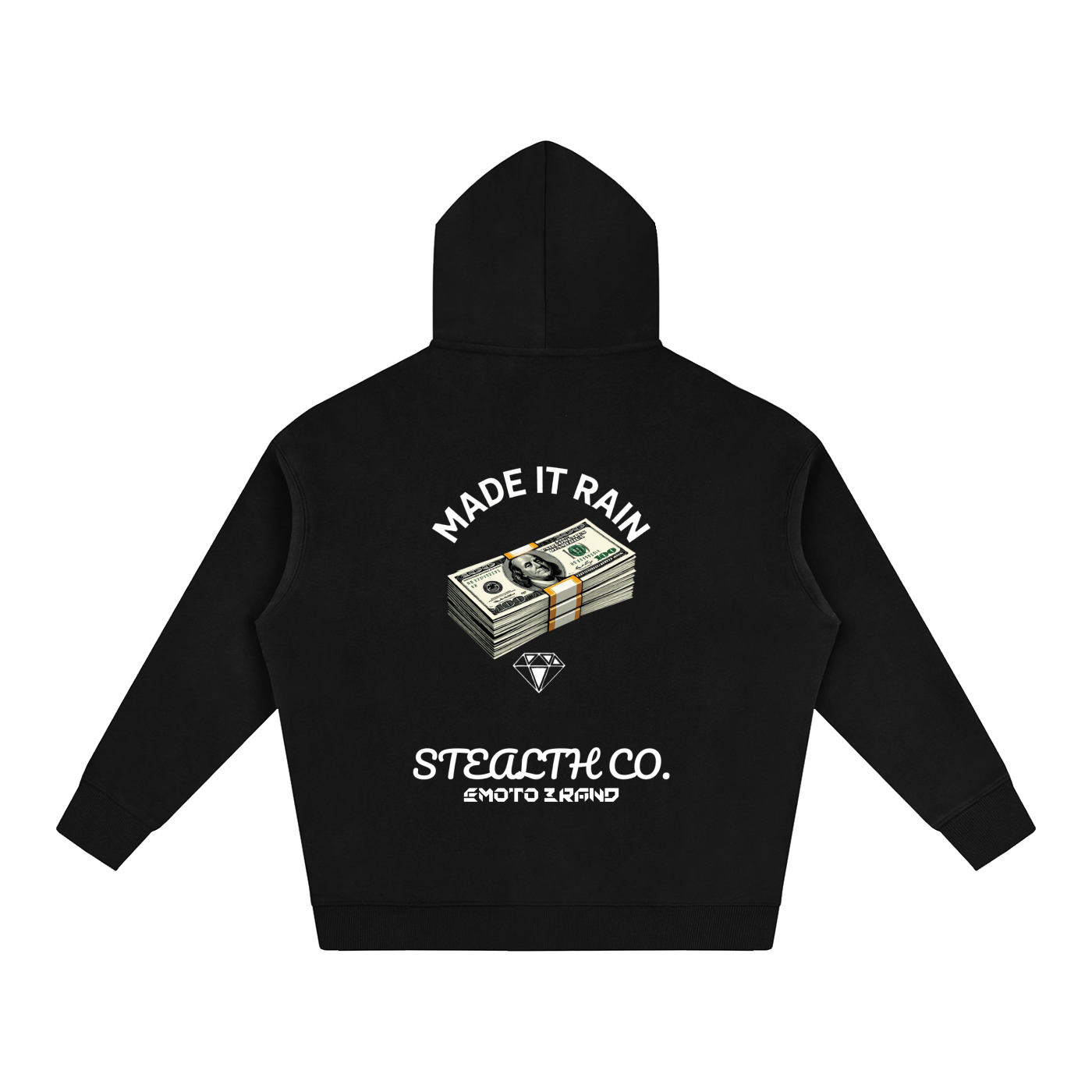 Sealth blackout baggy hoodie