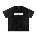Stealth blackout Snow Washed  Cotton T-Shirt