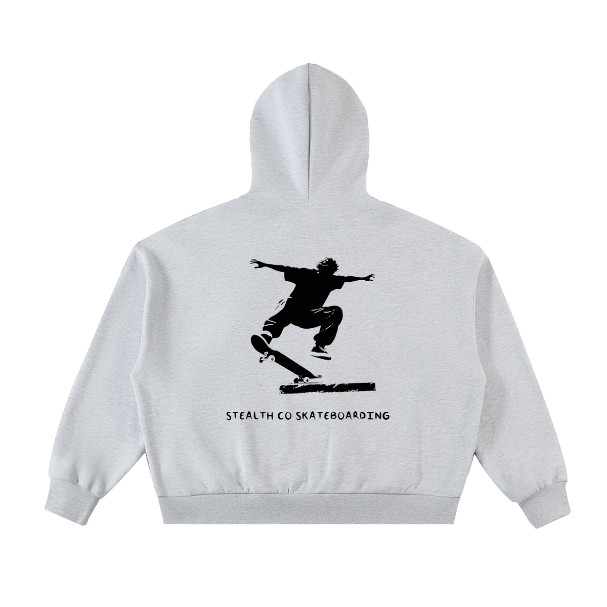 Stealth Co. Skateboarding Fleece Full-Zip Hoodie