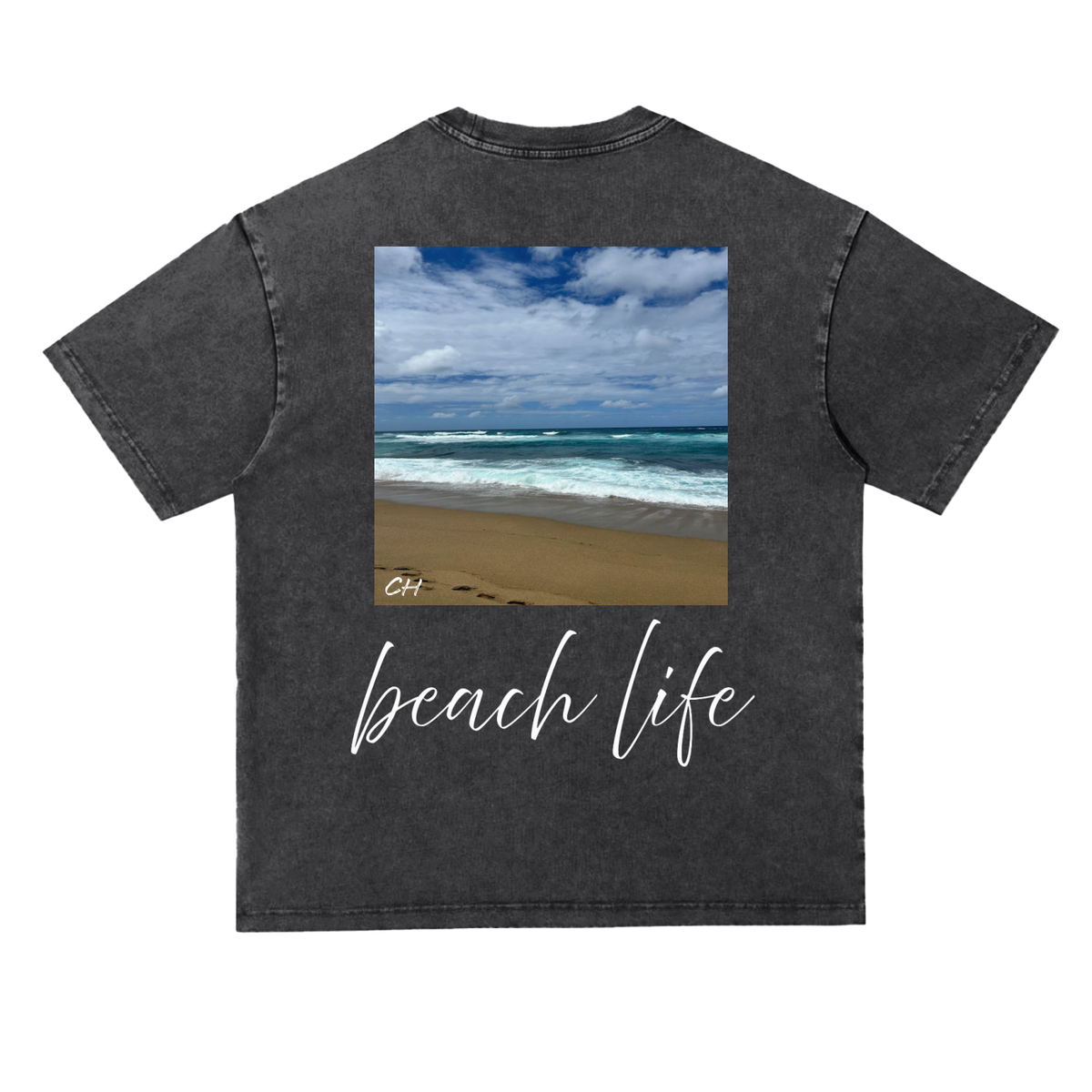 Stealth Co. Blackout Heavyweight Snow Wash Tee