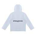 Stealth Co. Whiteout Full Zip-Up Hoodie