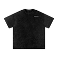 Stealth Blackout Snow Washed Cotton T-Shirt
